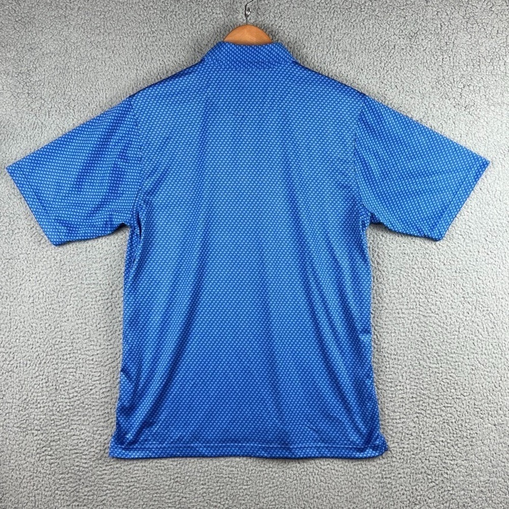 Lot of 2 - Donald Ross Golf Polo Shirt Mens Small Blue Geometric AOP Performance - Picture 4 of 16
